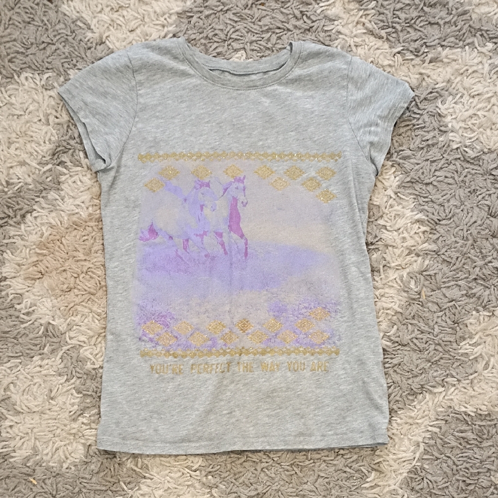 Place Gray and Purple Graphic Tee